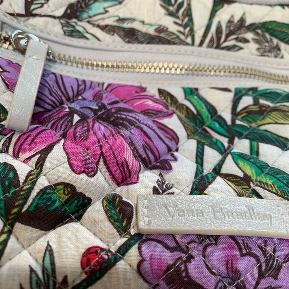 Vera Bradley Floral Crossbody Bag - Purple and Green - Picture 2 of 10